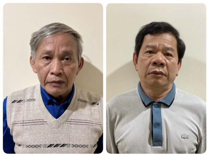 Các bị can (từ trái qua): Cao Khoa và Đặng Văn Minh. Ảnh: Bộ Công an.