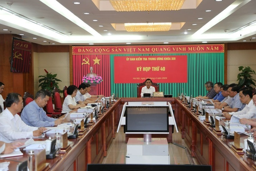 Kỳ họp thứ 40 của Ủy ban Kiểm tra Trung ương.