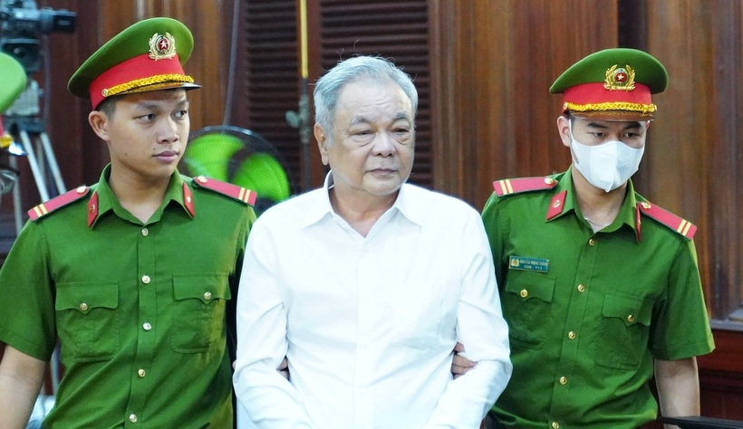 Bị cáo Trần Quý Thanh tại phiên tòa xét xử. Ảnh: PLO
