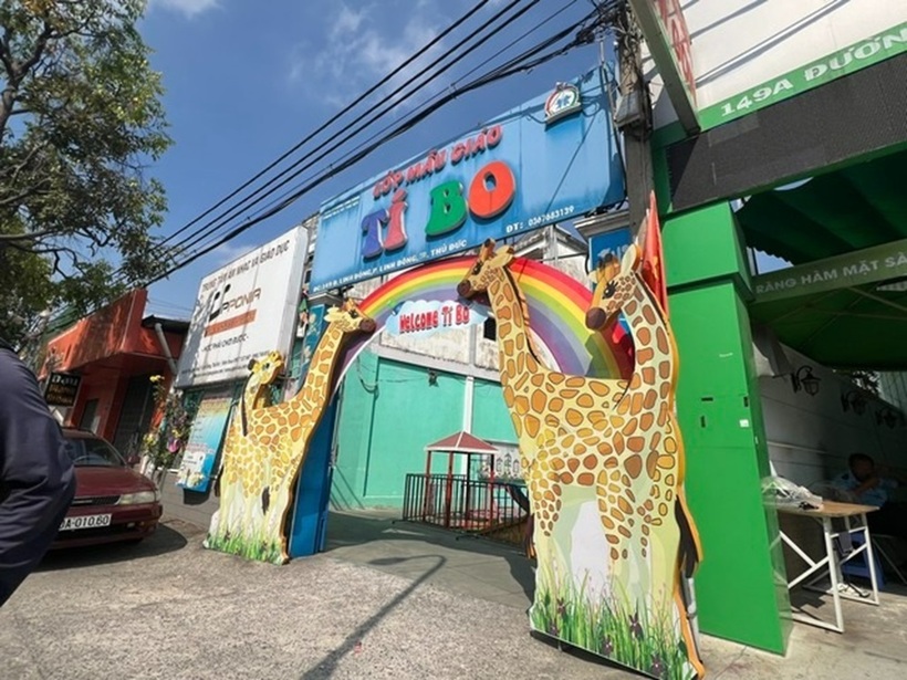 Lớp mẫu giáo Tí Bo, nơi xảy ra vụ việc. Ảnh: Thanh Niên