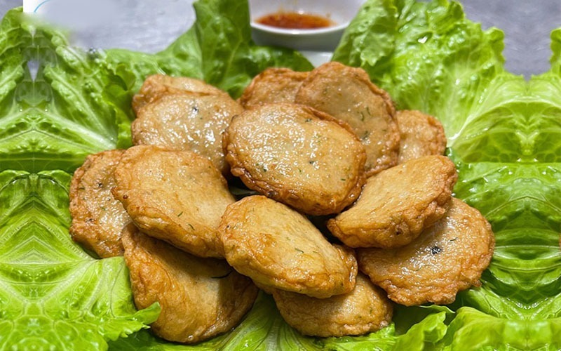 Món chả cá bắt mắt đã được hoàn thành