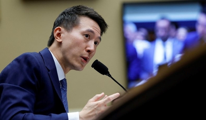 Giám đốc điều hành TikTok Shou Zi Chew. Ảnh: National Review