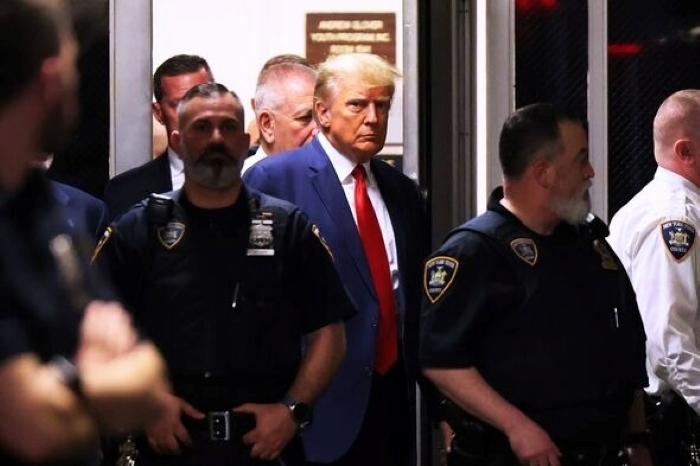 Cựu Tổng thống Mỹ Donald Trump. Ảnh: Daily Express