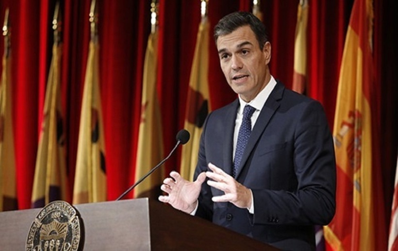 Thủ tướng Tây Ban Nha Pedro Sanchez. Ảnh: USC