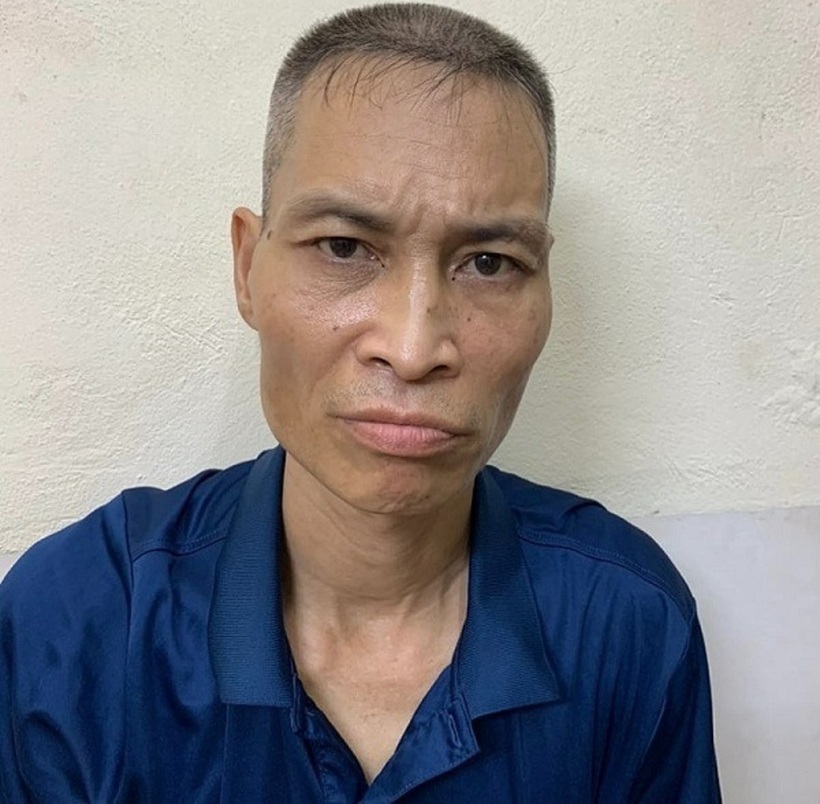 Nghi phạm Phạm Duy Thịnh bị công an bắt giữ. Ảnh: Sức khỏe & Đời sống