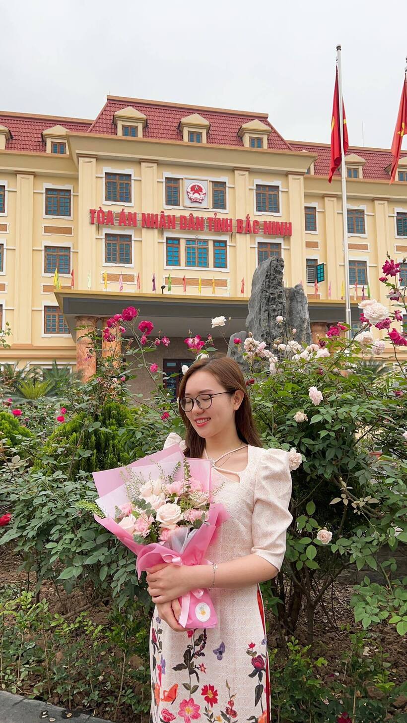 Nguyễn Hồng Anh - Thư ký Tòa án tại TAND tỉnh Bắc Ninh.