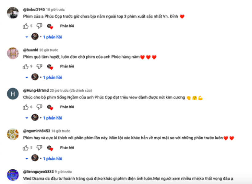 Bộ phim mới trình làng nhưng đã thu hút rất nhiều phản hồi tích cực từ cộng đồng mạng.