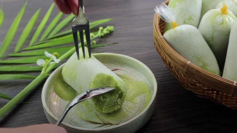 Kem bơ túi thơm ngon, mát lạnh, rất thích hợp cho những ngày hè nắng nóng. Ảnh minh họa