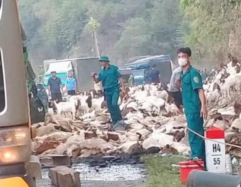 Hiện trường xảy ra vụ tai nạn. Ảnh: Báo Đại đoàn kết.
