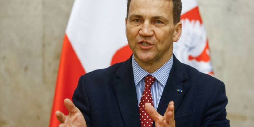 Ngoại trưởng Ba Lan Radosław Sikorski. Ảnh: Reuters
