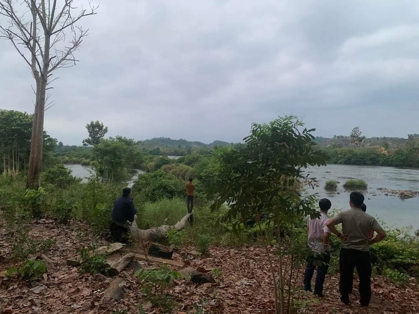 Khu vực nam thanh niên đi câu cá mất tích. (Ảnh: Báo Gia Lai)