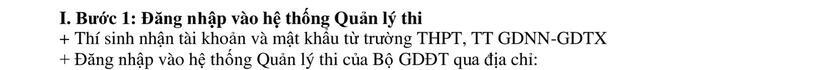 Hướng dẫn các bước đăng ký dự thi tốt nghiệp THPT năm 2024 - 1
