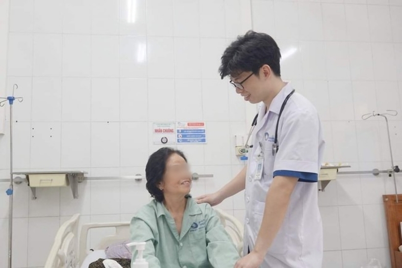 Sau can thiệp, sức khỏe của nữ bệnh nhân ổn định. Ảnh: Sức Khỏe & Đời Sống