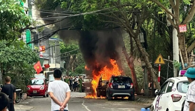 Hiện trường xảy ra vụ cháy. Ảnh: PLO.