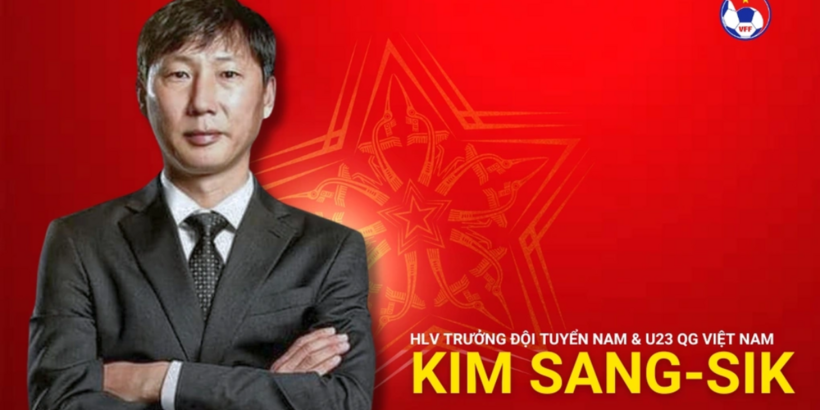 VFF chọn HLV Kim Sang Sik dẫn dắt tuyển Việt Nam. Ảnh: VFF/Dân trí