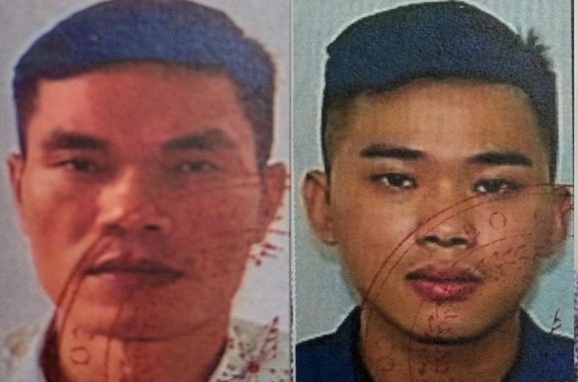 Tưởng Hữu Hạnh (trái) và Nguyễn Tuấn Danh (phải). Ảnh: Bộ Công an.