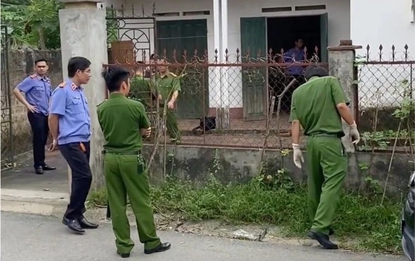 Ngôi nhà xảy ra vụ việc chồng sát hại vợ ở Phú Thọ. Ảnh: Pháp luật TP.HCM