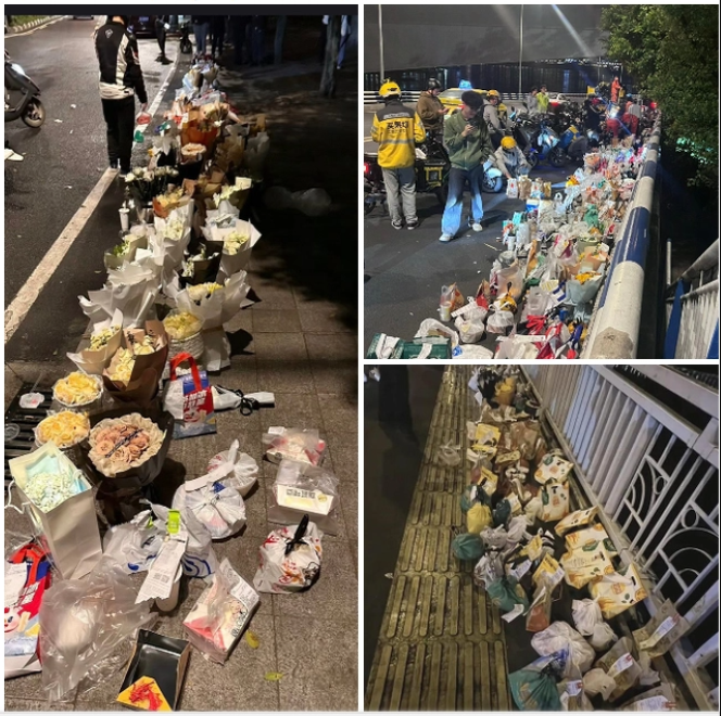 Cộng đồng mạng gửi đồ ăn đến cầu Dương Tử là những món chàng trai khi còn sống không dám mua.