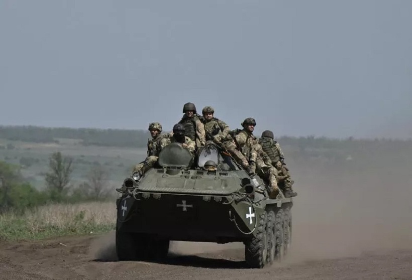 Lính Ukraine gần Chasov Yar, vùng Donetsk, ngày 27/4/2024. Ảnh: Getty