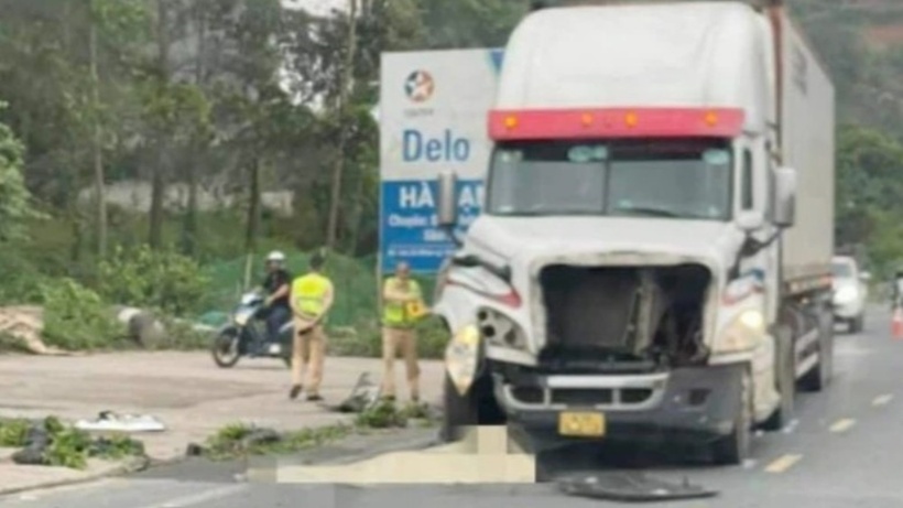 Hiện trường xảy ra vụ tai nạn. Ảnh: Báo Giao thông.
