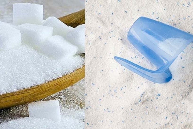 Công dụng thần kỳ của bột giặt trộn với đường