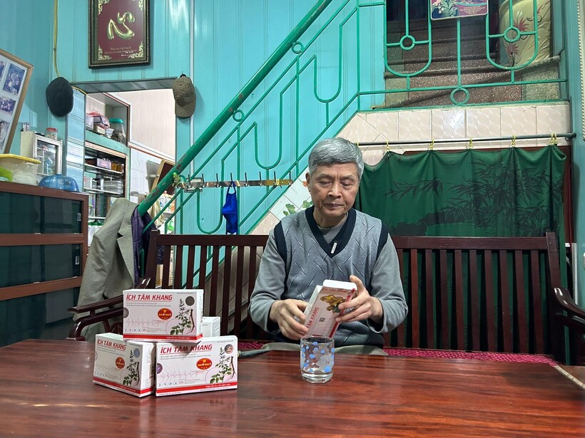 Ích Tâm Khang giúp chú Hùng giảm đau ngực hiệu quả