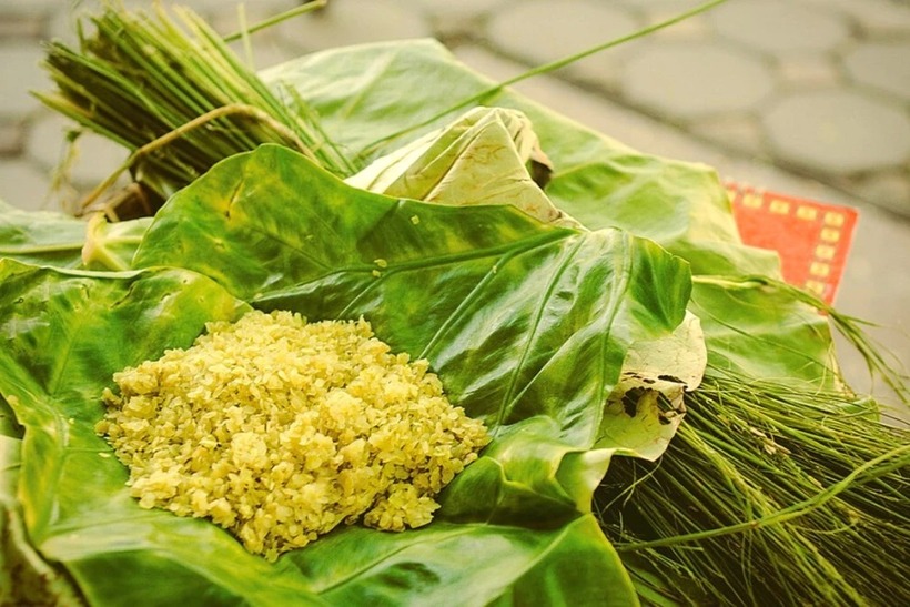 Gánh xôi Cốm mang đầy hương vị mùa Thu Hà Nội