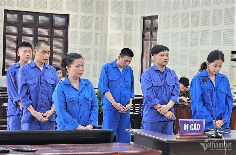 Các bị cáo tại phiên tòa. Ảnh: VietNamNet