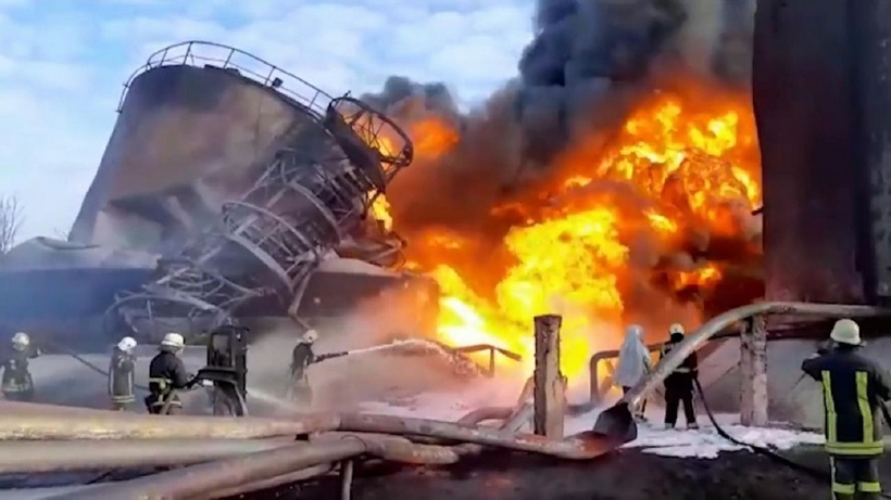 Thời gian gần đay Ukraine tập kích mục tiêu kho nhiên liệu của Nga. Ảnh minh họa