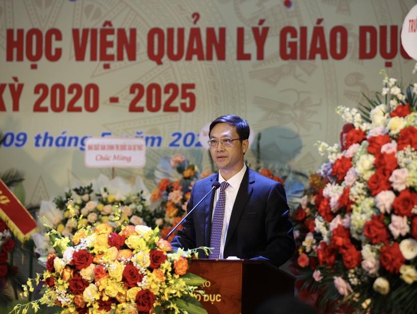 Giám đốc Học viện Quản lý Giáo dục PGS.TS Phạm Văn Thuần. Ảnh: Báo Giáo dục và Thời đại.
