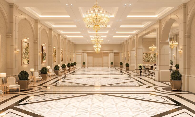 Đại sảnh phong cách hoàng gia tại Nhà hát ở Vinhomes Ocean Park 2