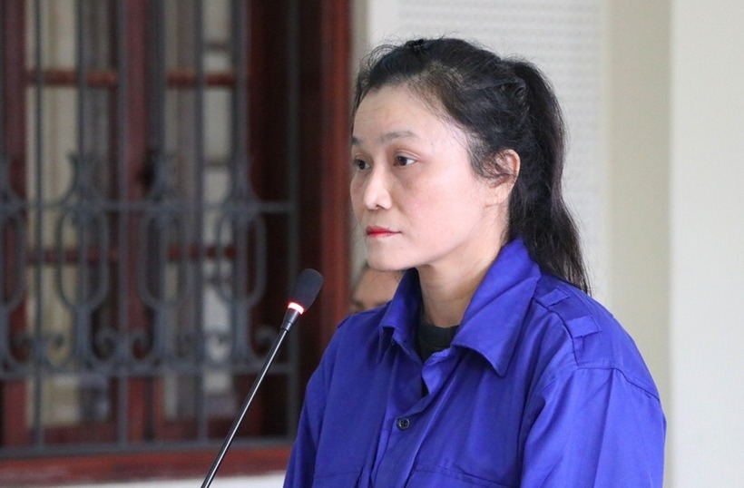 Đào Thị Mộng Thường tại phiên tòa sơ thẩm. (Ảnh: Dân trí)
