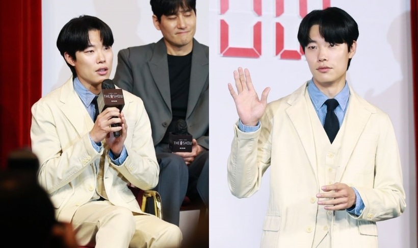 Ryu Jun Yeol trong họp báo. Ảnh: Naver