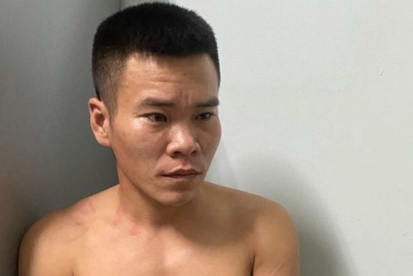 Dương Văn Trình thời điểm bị bắt giữ. Ảnh: Dân Trí.