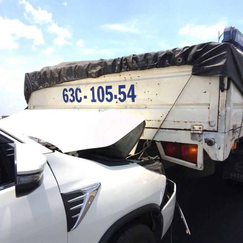 Hiện trường xảy ra vụ tai nạn. Ảnh: Báo Giao thông.
