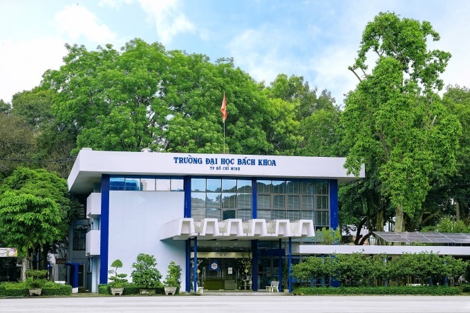 Khuôn viên trường Đại học Bách khoa, Đại học Quốc gia TP.HCM, tại quận 10. (Ảnh: HCMUT)