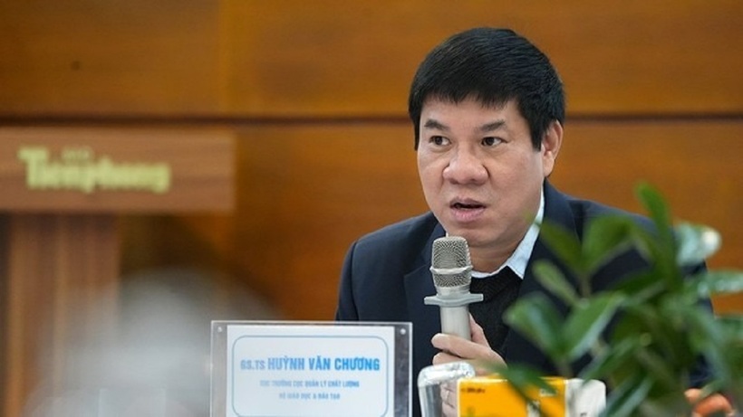 Ông Huỳnh Văn Chương, Cục trưởng Cục quản lý chất lượng (Bộ GD&ĐT). Ảnh: Tiền phong