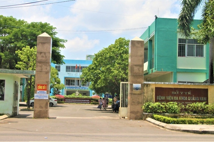 Bệnh viện Đa khoa tỉnh Quảng Nam. Ảnh: Dân trí