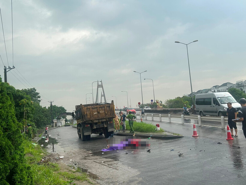 Hiện trường xảy ra vụ tai nạn. Ảnh: Báo Đại đoàn kết.