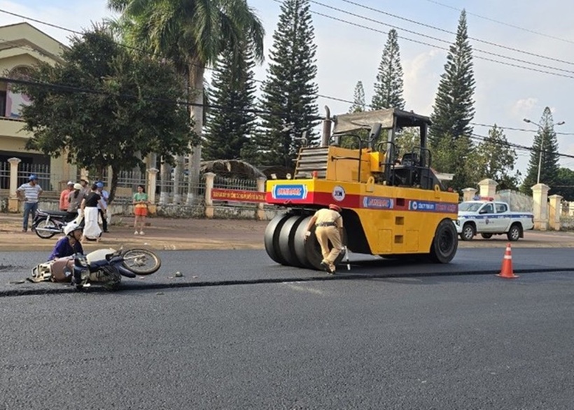 Hiện trường xảy ra vụ tai nạn. Ảnh: Báo Tiền phong.