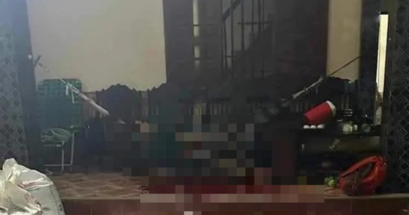 Hiện trường vụ án mạng. (Ảnh: N.A)