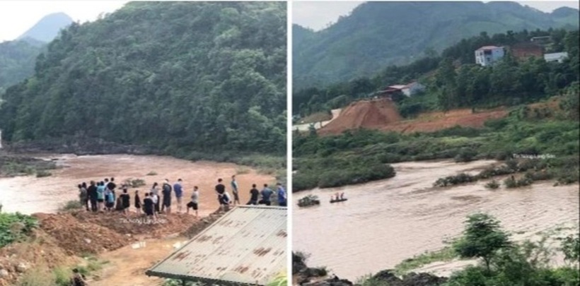 Khu vực xảy ra vụ đuối nước. Ảnh: Báo Giao thông