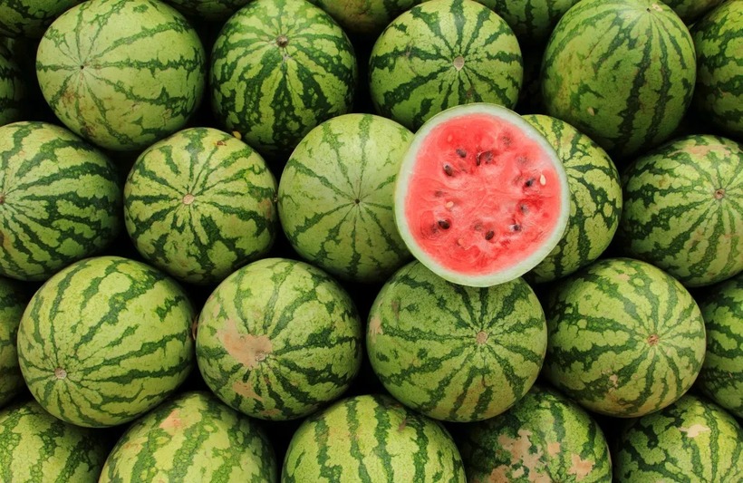 Dưa hấu được chứng minh là tác dụng kỳ diệu trong việc làm dịu đường tiêu hóa và dạ dày, giúp giảm chứng ợ nóng trong thai kỳ. Ảnh minh họa