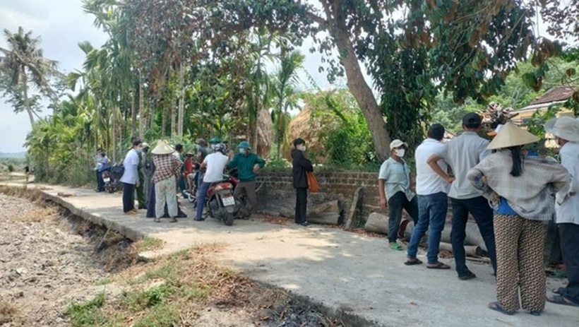 Hiện trường vụ việc. Ảnh: Tiền Phong