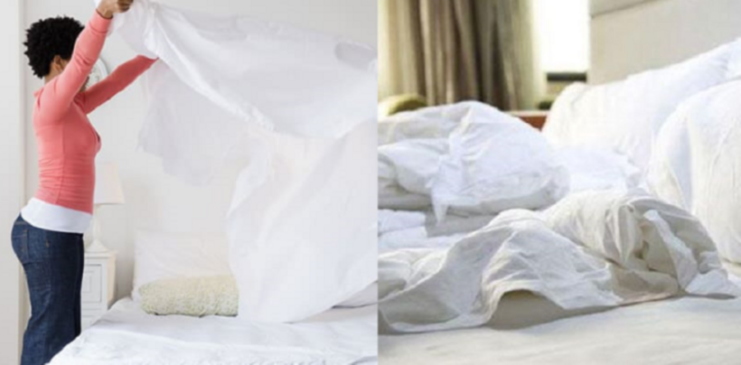 Gấp chăn màn ngay khi ngủ dậy, tưởng lợi mà cực có hại.