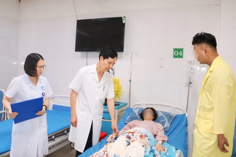 Trường hợp mang thai tự nhiên như thai phụ này vô cùng hiếm gặp, tần suất 1/30.000 người. Ảnh: Pháp Luật TP.HCM