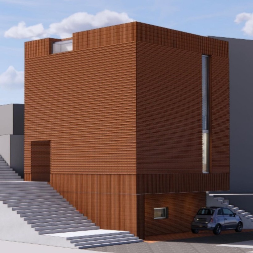 Hình ảnh bản vẽ ngôi biệt thự được Goo Hye Sun chia sẻ trên trang cá nhân. Ảnh: instagram