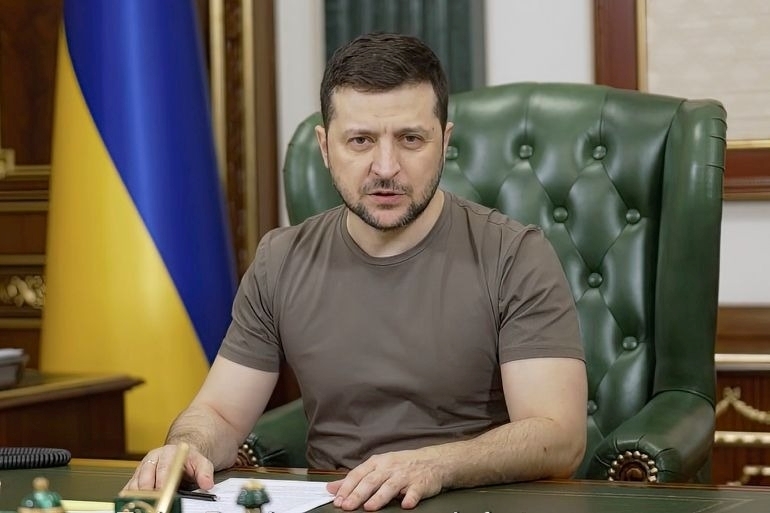 Tổng thống Ukraine Volodymyr Zelensky. Ảnh: Reuters
