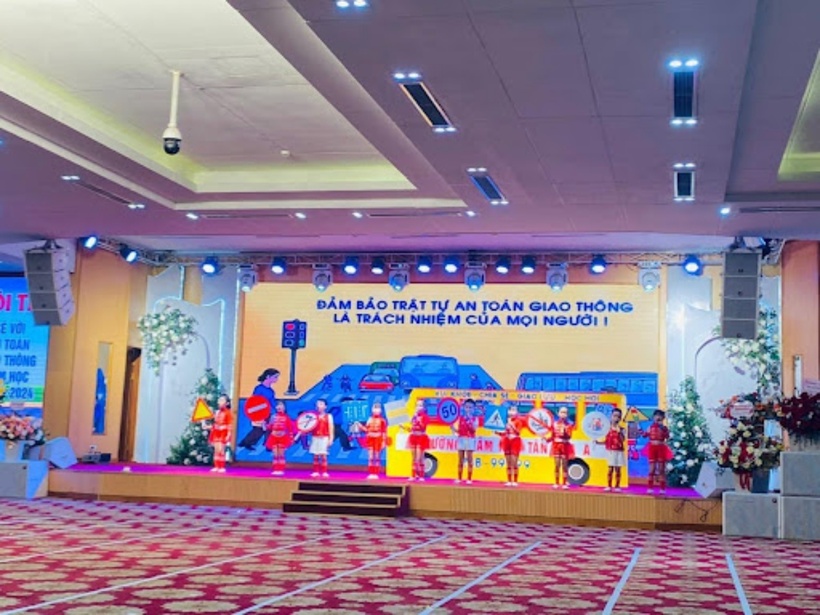 Học sinh tích cực tham gia hội thi “Bé với An toàn giao thông”