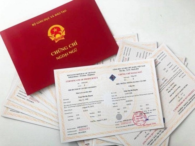 Thêm 2 đơn vị được cấp phép thi chứng chỉ ngoại ngữ quốc tế. Ảnh minh họa